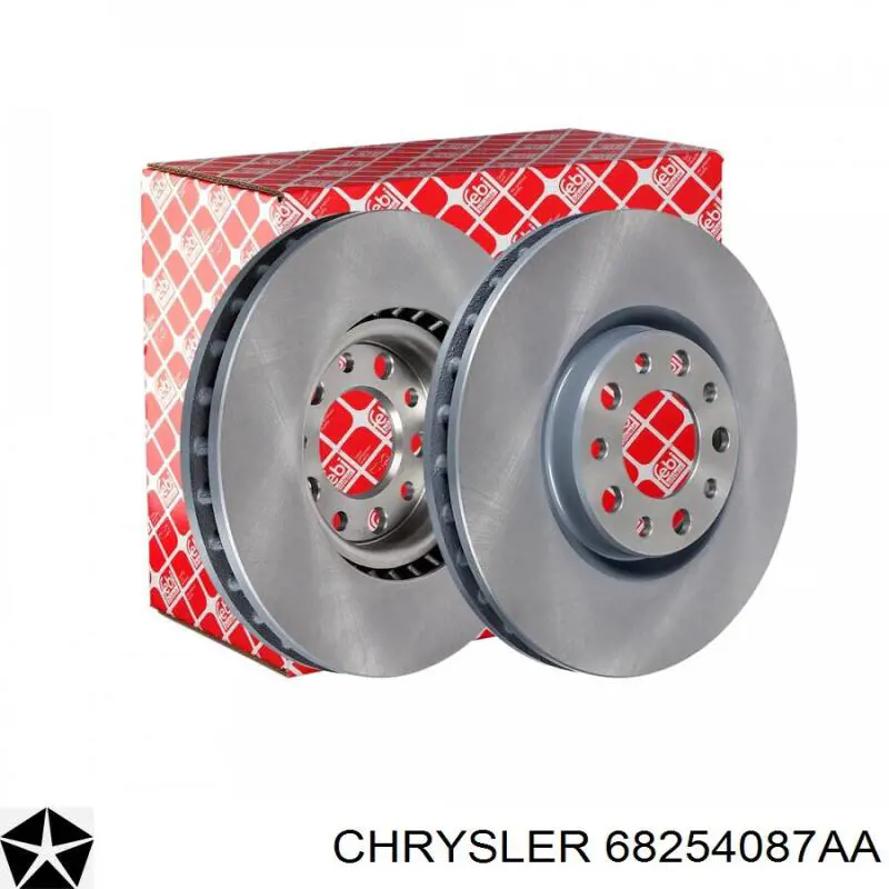 Comprar 68254087AA Chrysler Freno de disco delantero