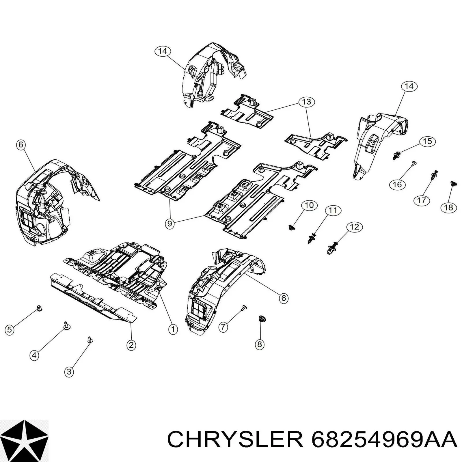 K68254969AA Fiat/Alfa/Lancia