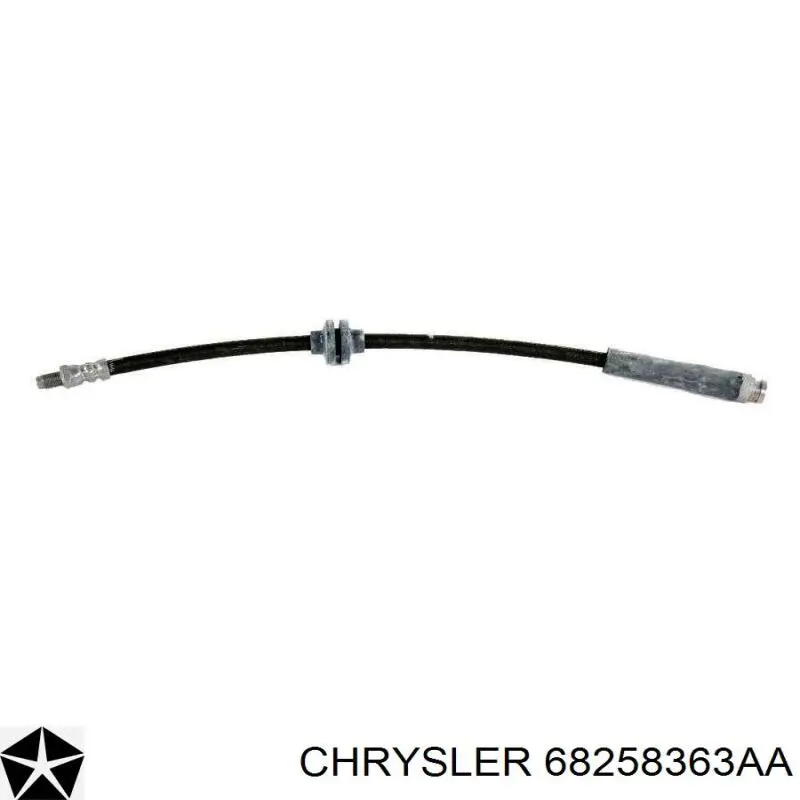 68258363AA Chrysler latiguillo de freno delantero