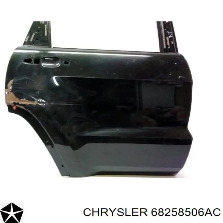 68258506AC Chrysler puerta trasera derecha