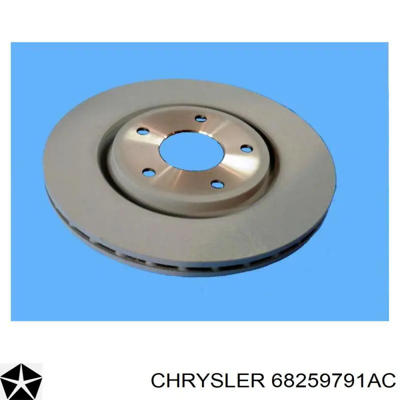 68259791AC Chrysler freno de disco delantero