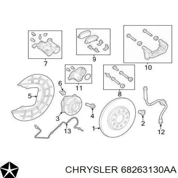 51934285 Fiat/Alfa/Lancia Pinza de freno trasera izquierda