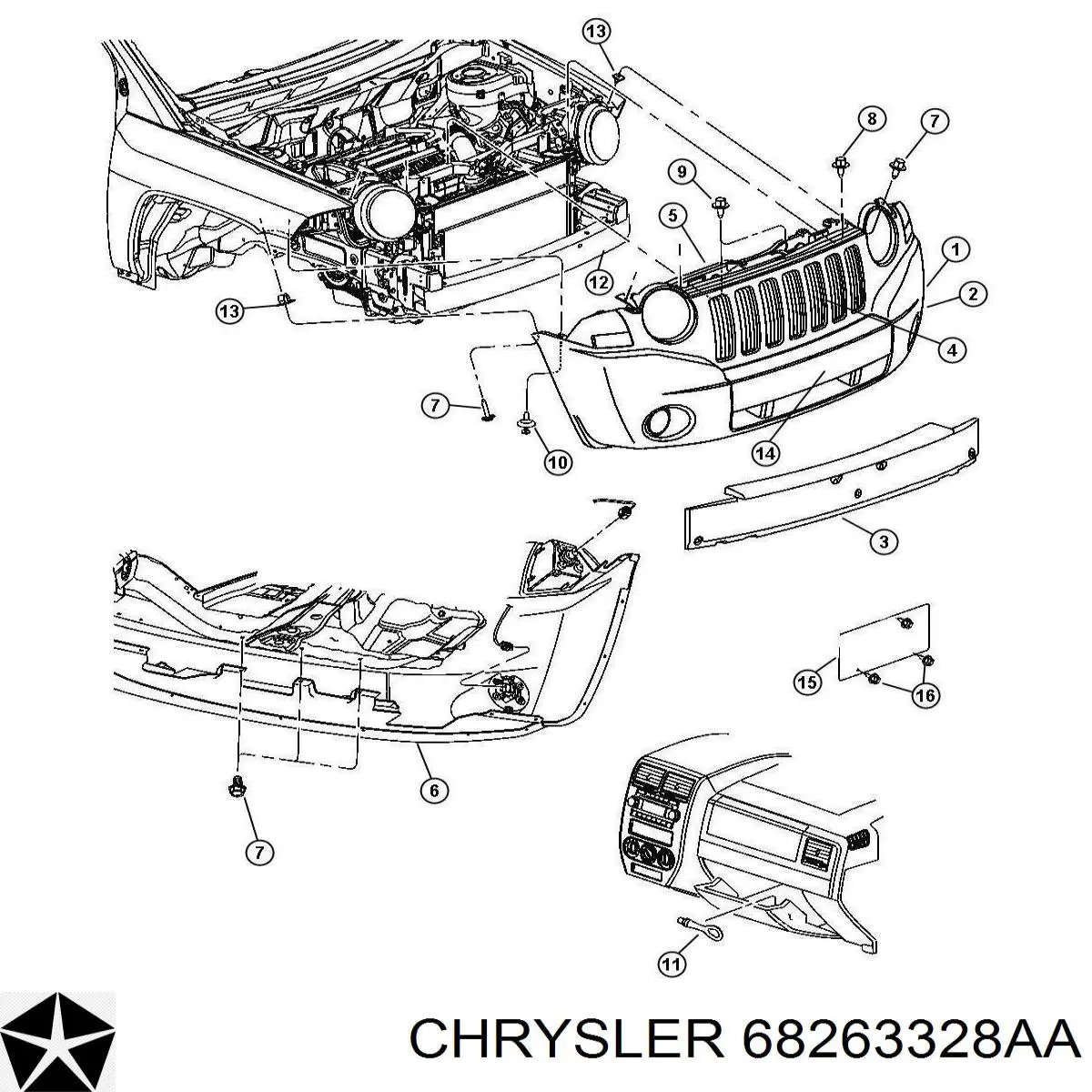 K68263328AA Fiat/Alfa/Lancia