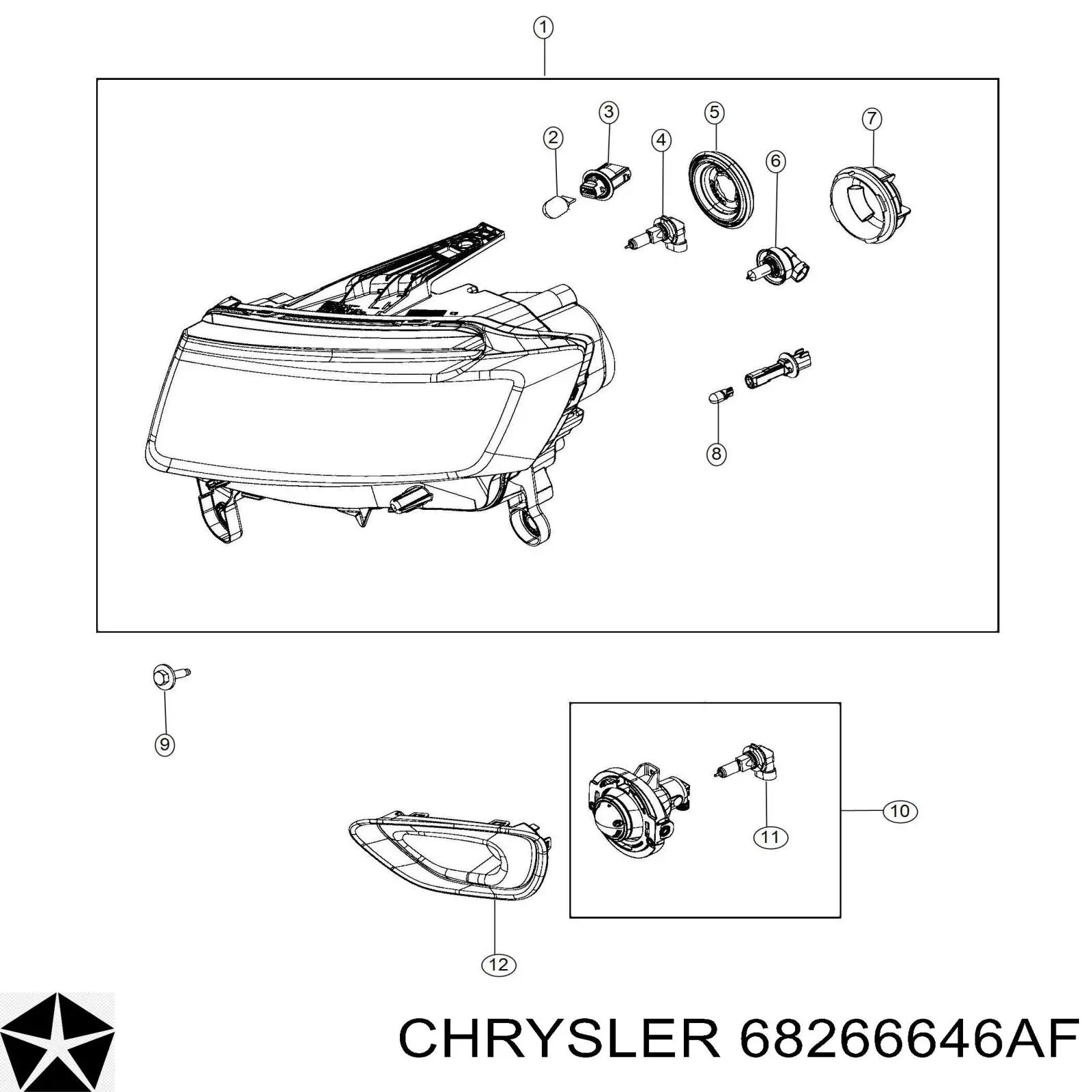 68266646AF Chrysler