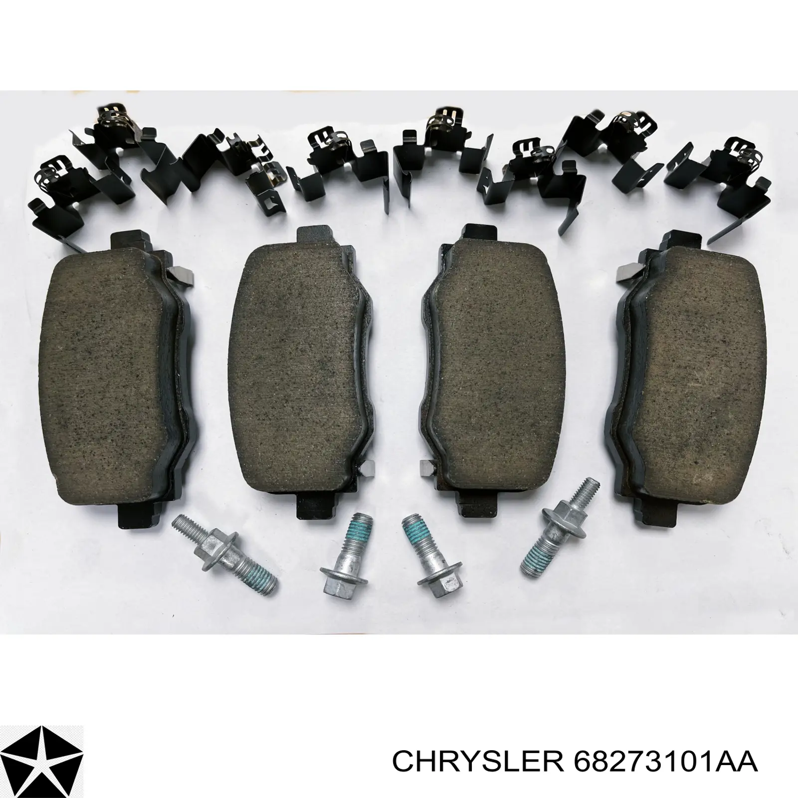 Comprar 68273101AA Chrysler Pastillas de freno traseras