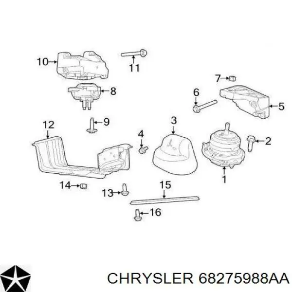 K52124990AA Fiat/Alfa/Lancia