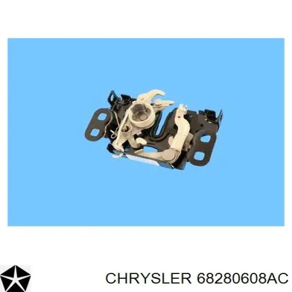 68280608AC Chrysler cerradura del capó de motor