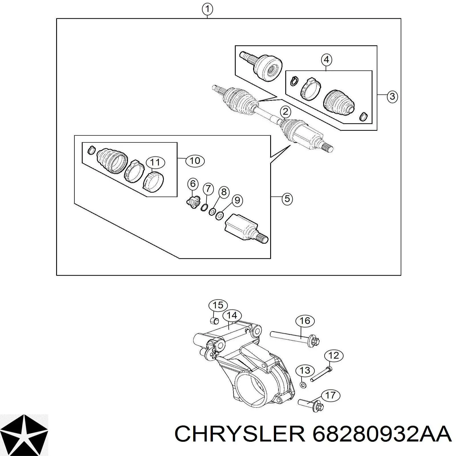 Comprar 68280932AA Chrysler 