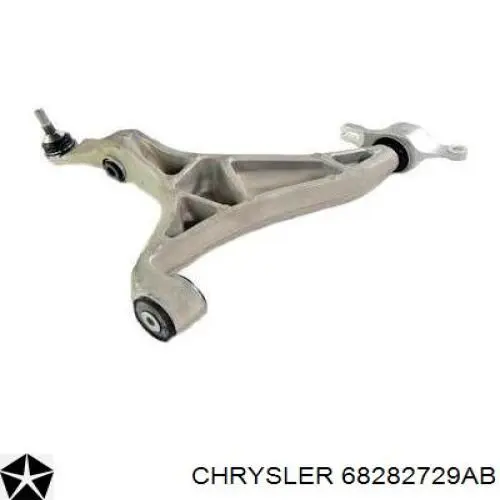 68282729AB Chrysler barra oscilante, suspensión de ruedas delantera, inferior izquierda