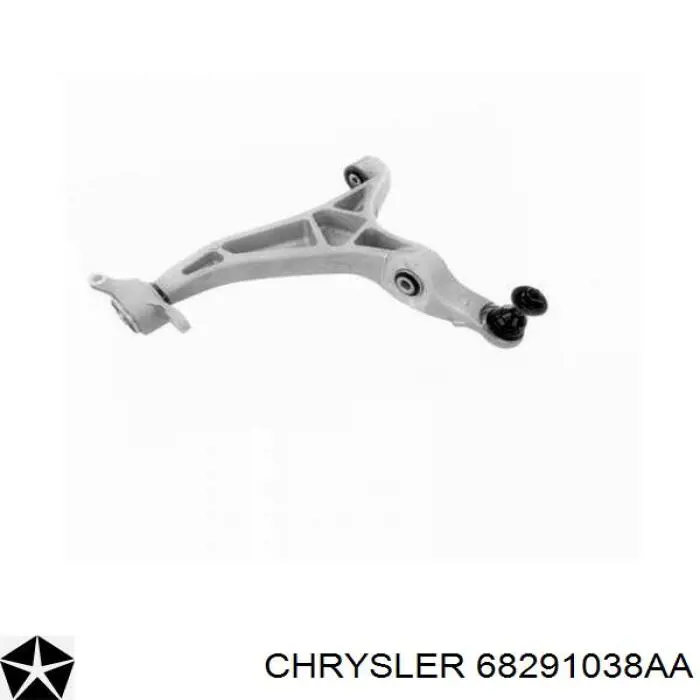 68291038AA Chrysler barra oscilante, suspensión de ruedas delantera, inferior derecha