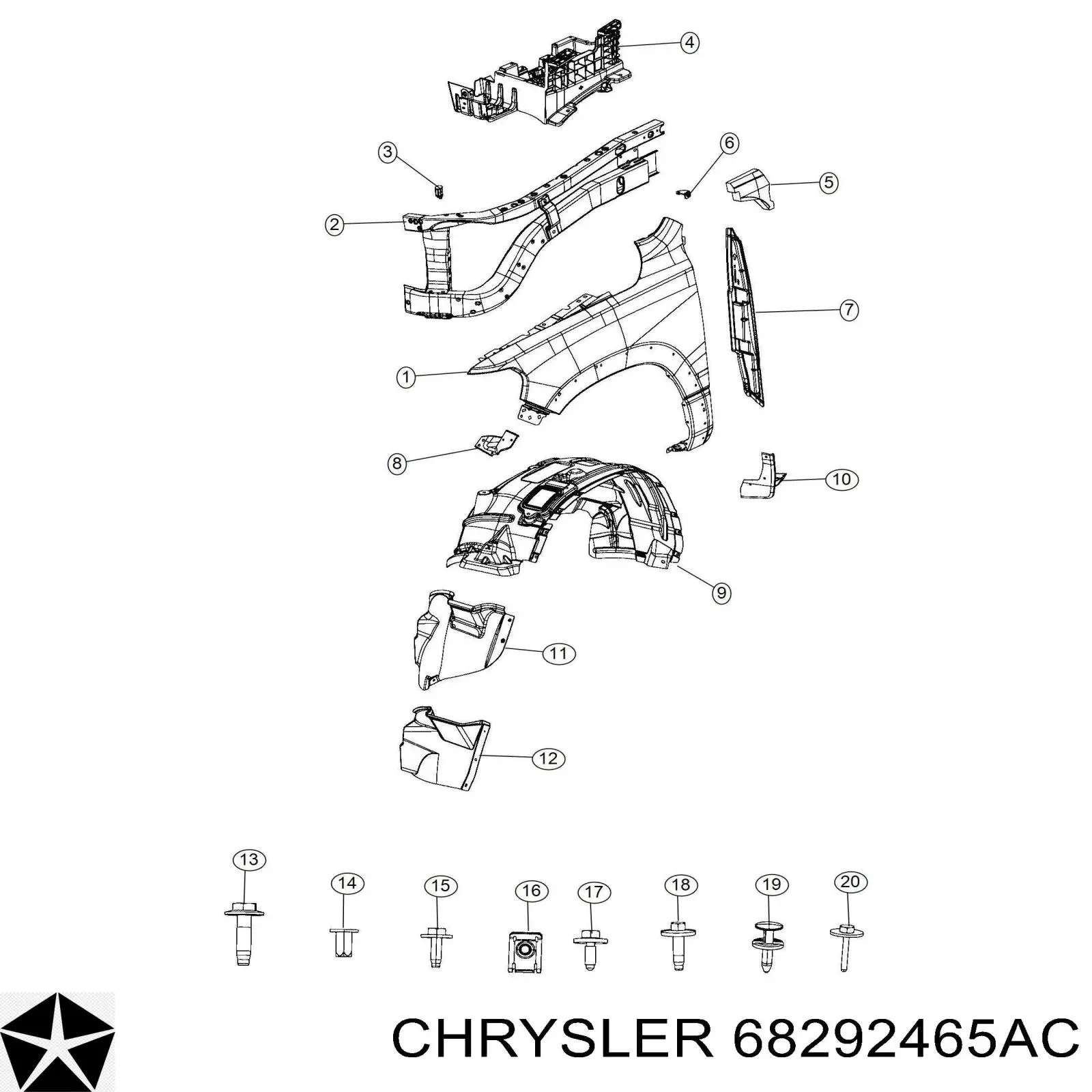 K68292465AC Fiat/Alfa/Lancia