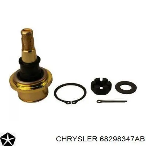 68298347AB Chrysler barra oscilante, suspensión de ruedas delantera, inferior izquierda