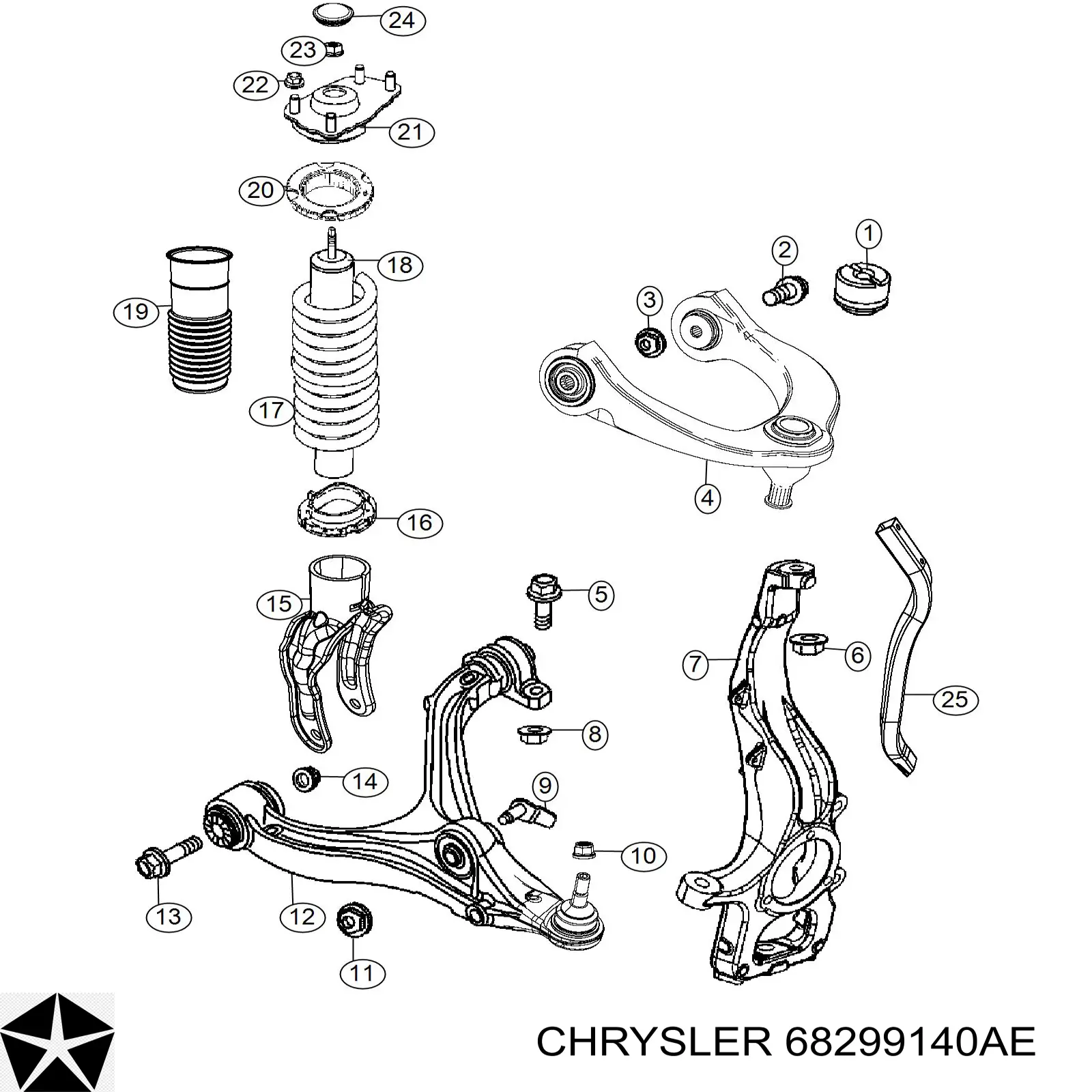 K68299140AC Fiat/Alfa/Lancia