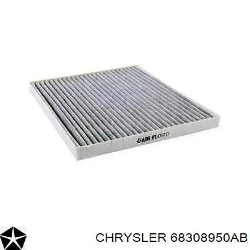 Filtro de cabina Chrysler 68308950AB precio, desde 18,85 EUR