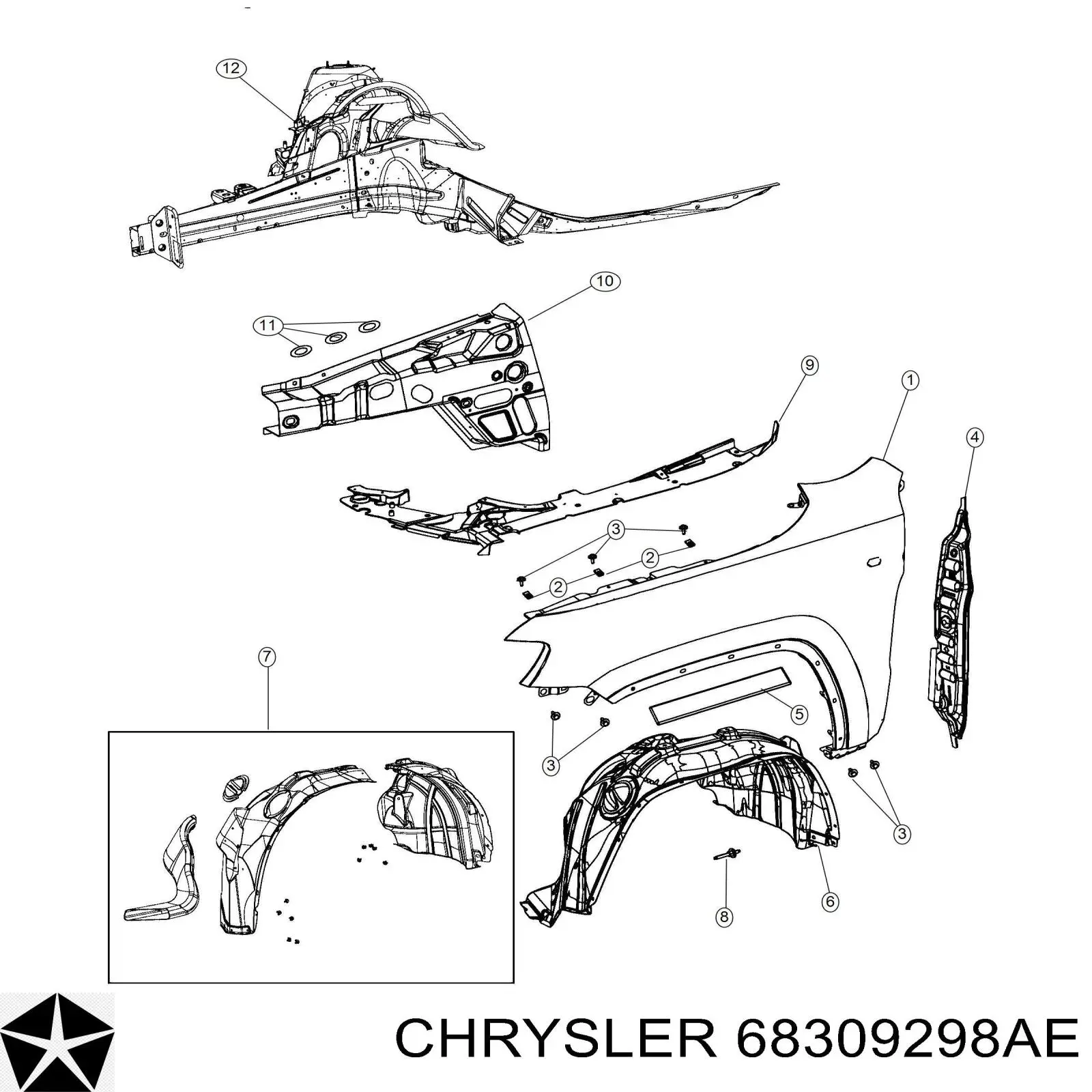 68309298AE Chrysler