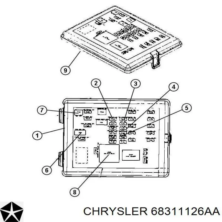 68311126AA Chrysler