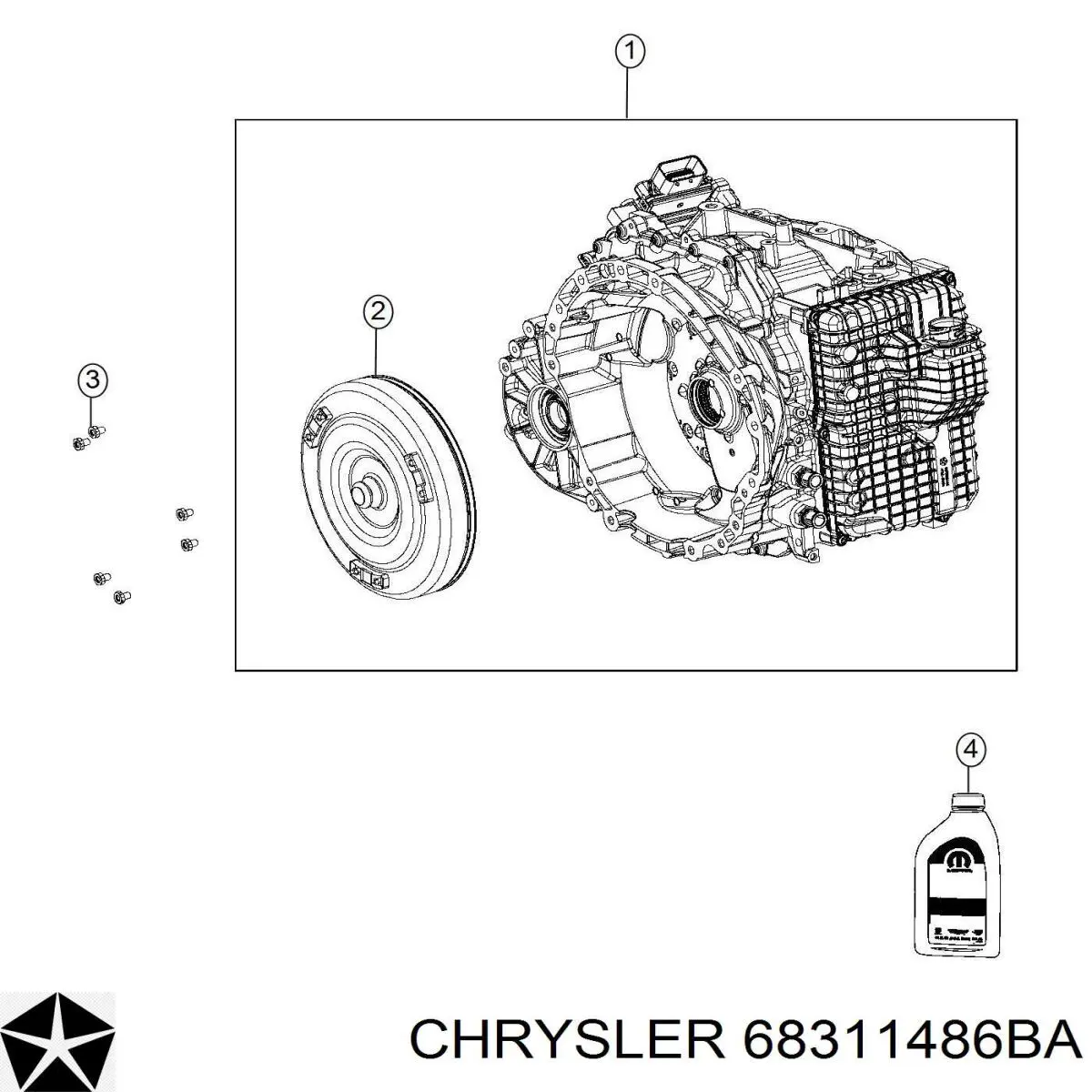 68311486BA Chrysler