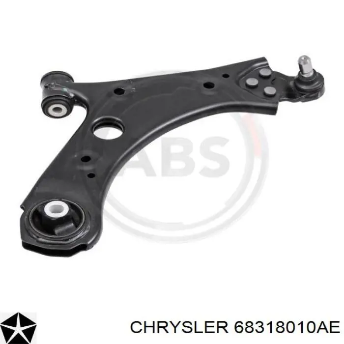 Brazo inferior derecho de la suspensión delantera Chrysler 68318010AE precio, desde 88,50 EUR