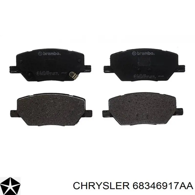 Pastillas freno delanteras Chrysler 68346917AA precio, desde 27,71 EUR
