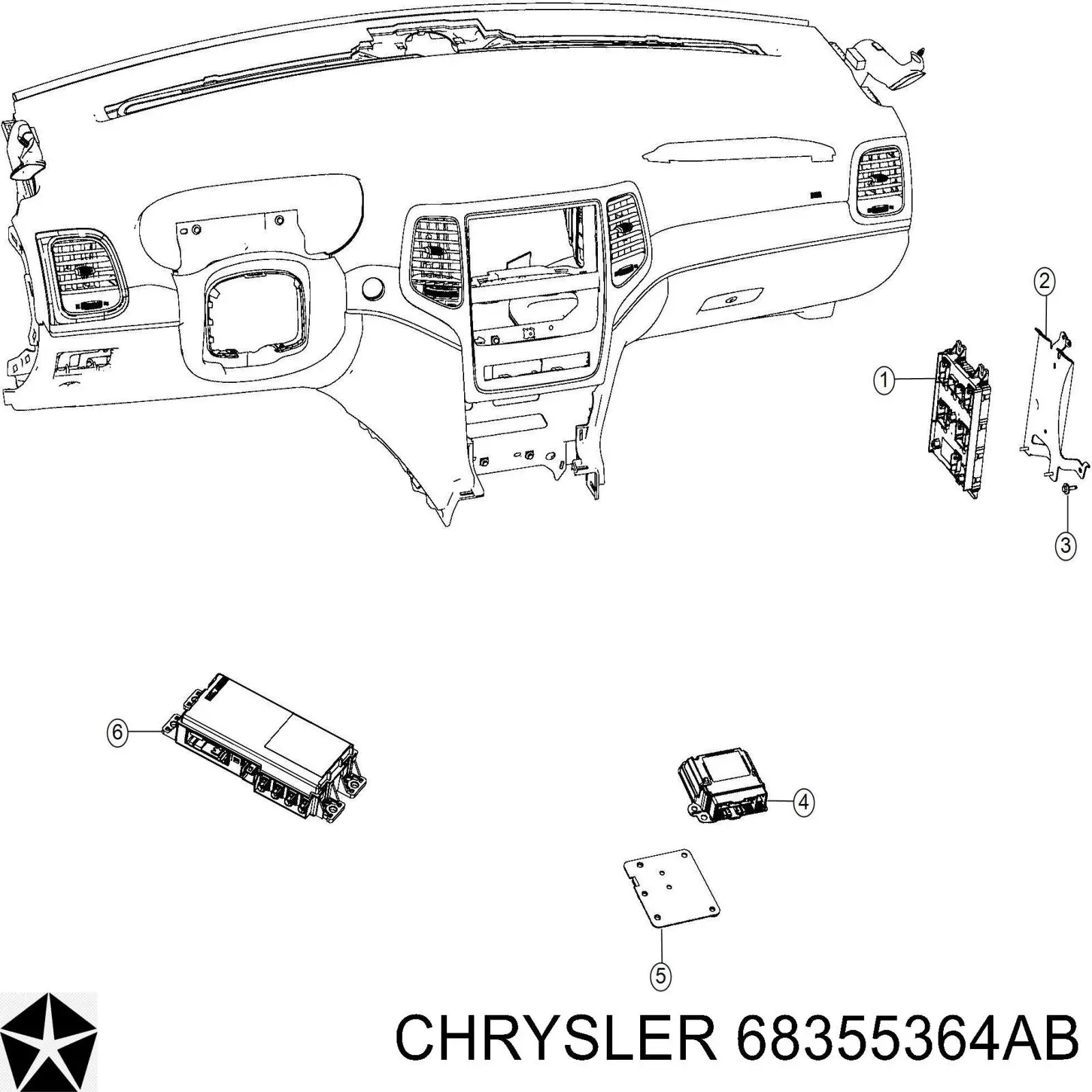 K68355364AB Fiat/Alfa/Lancia