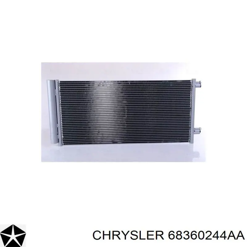 68360244AA Chrysler condensador aire acondicionado