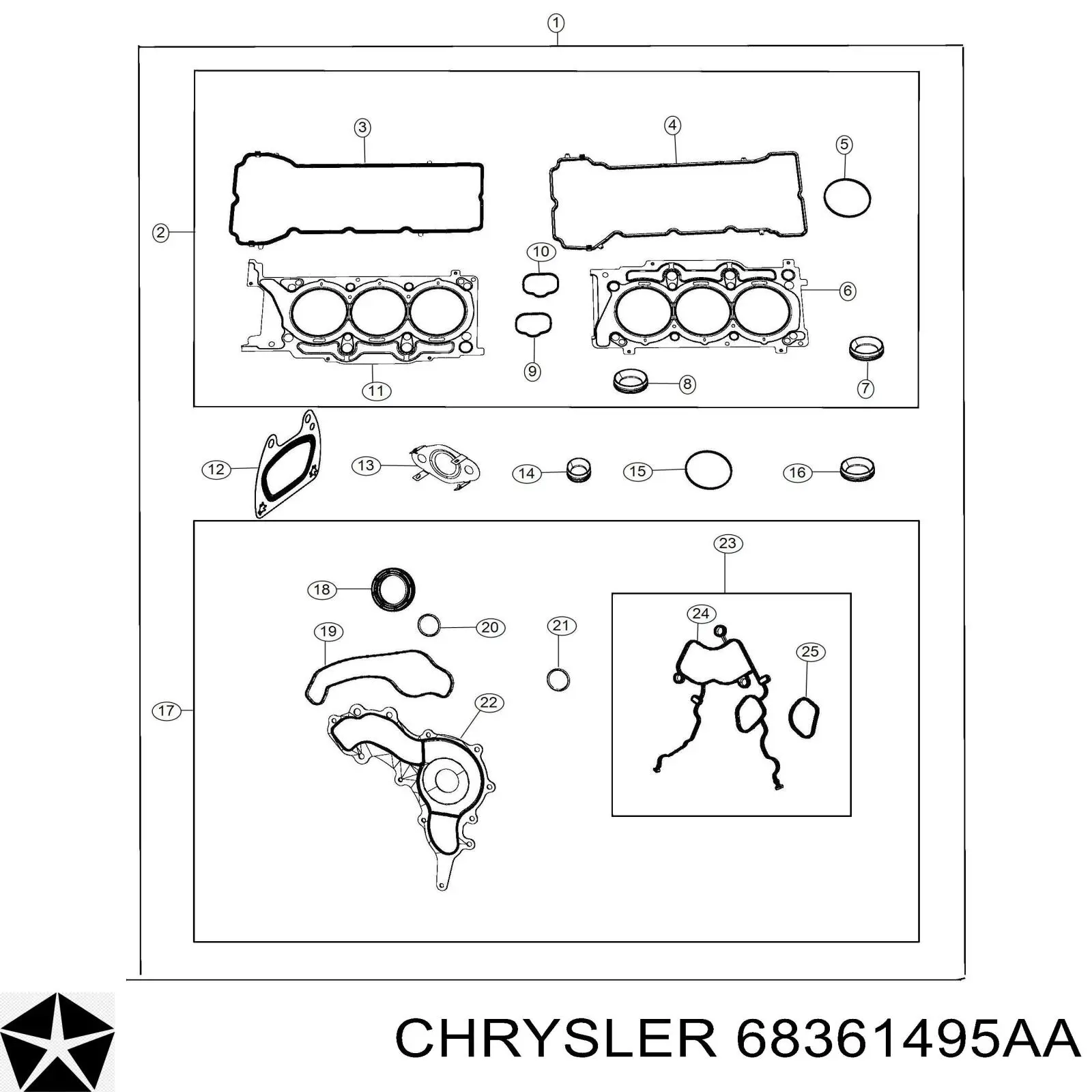 K68361495AA Fiat/Alfa/Lancia