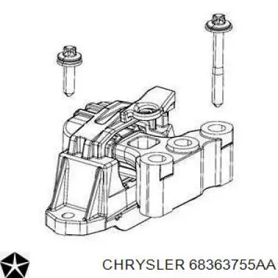 68363755AA Chrysler soporte de motor derecho