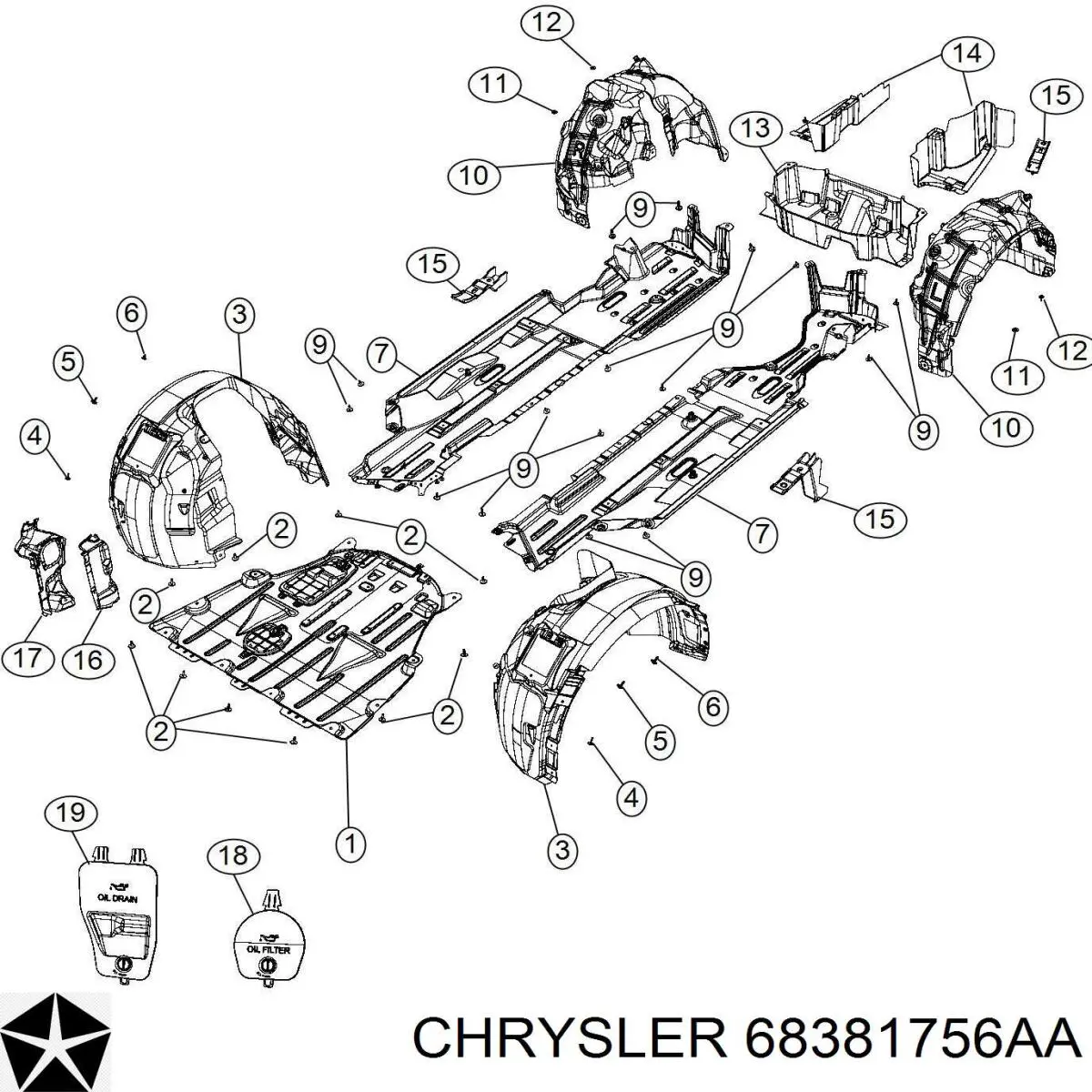 K68381756AA Fiat/Alfa/Lancia