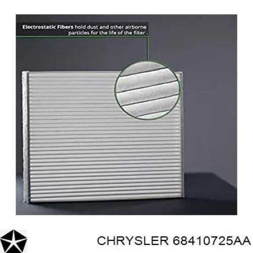 Filtro de habitáculo 68410725AA Chrysler
