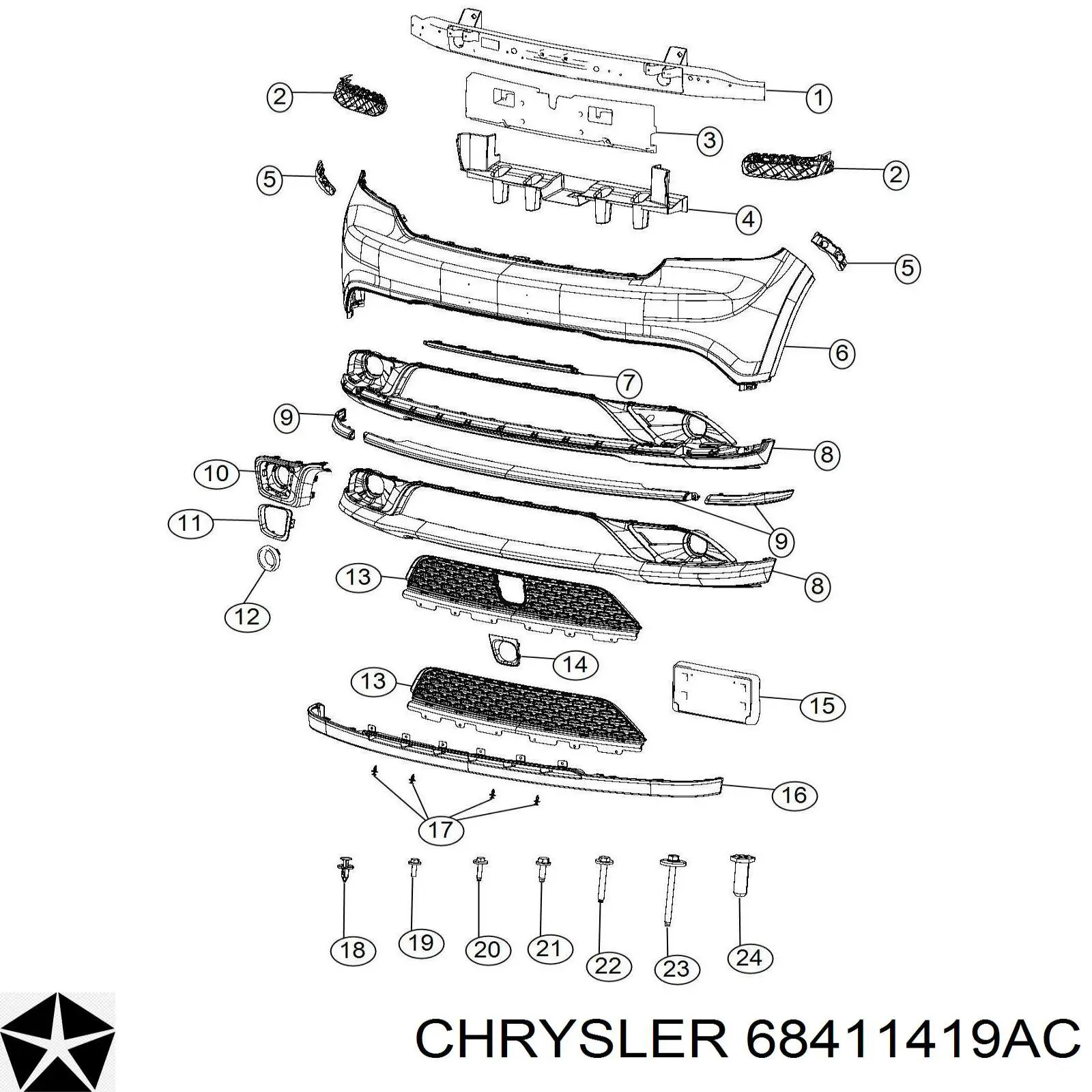 68411419AC Chrysler