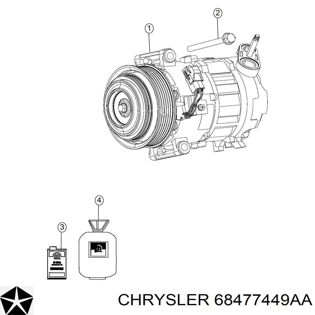 51973163 Fiat/Alfa/Lancia compresor de aire acondicionado