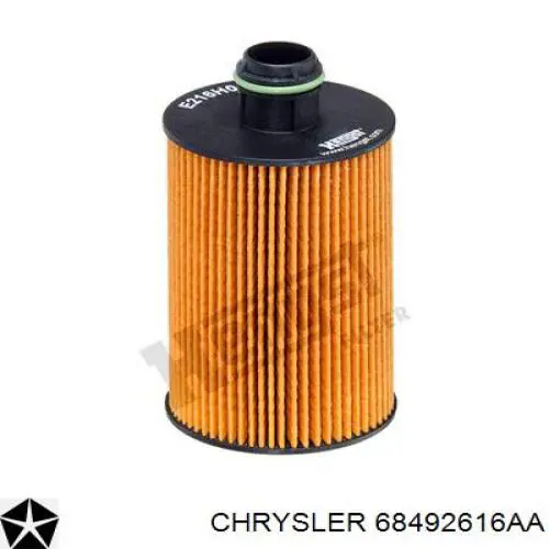 68492616AA Chrysler filtro de aceite