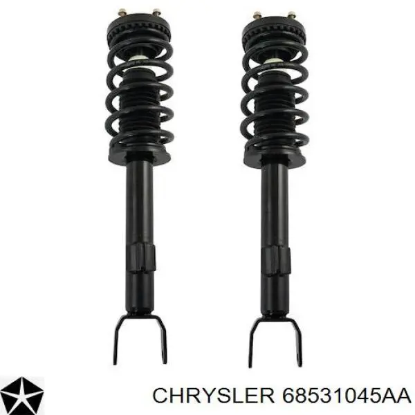 68531045AA Chrysler amortiguador delantero derecho