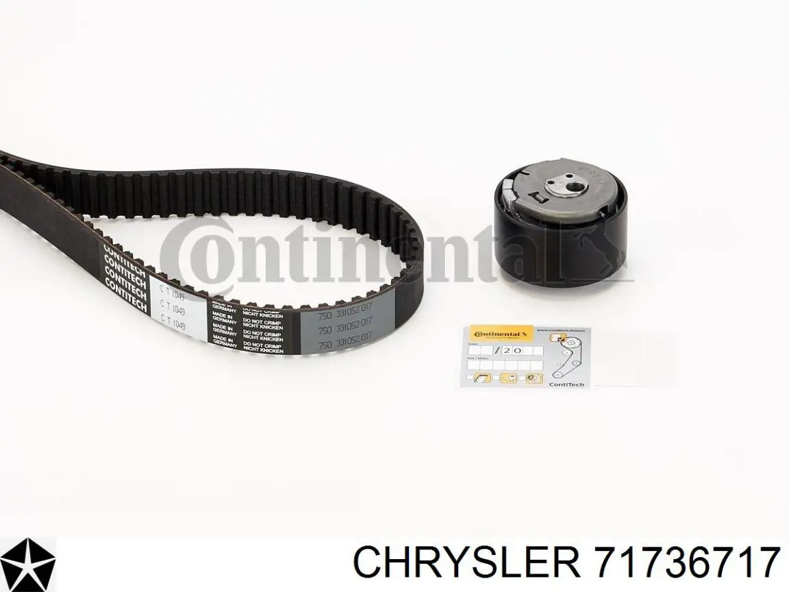 71736717 Chrysler kit de distribución