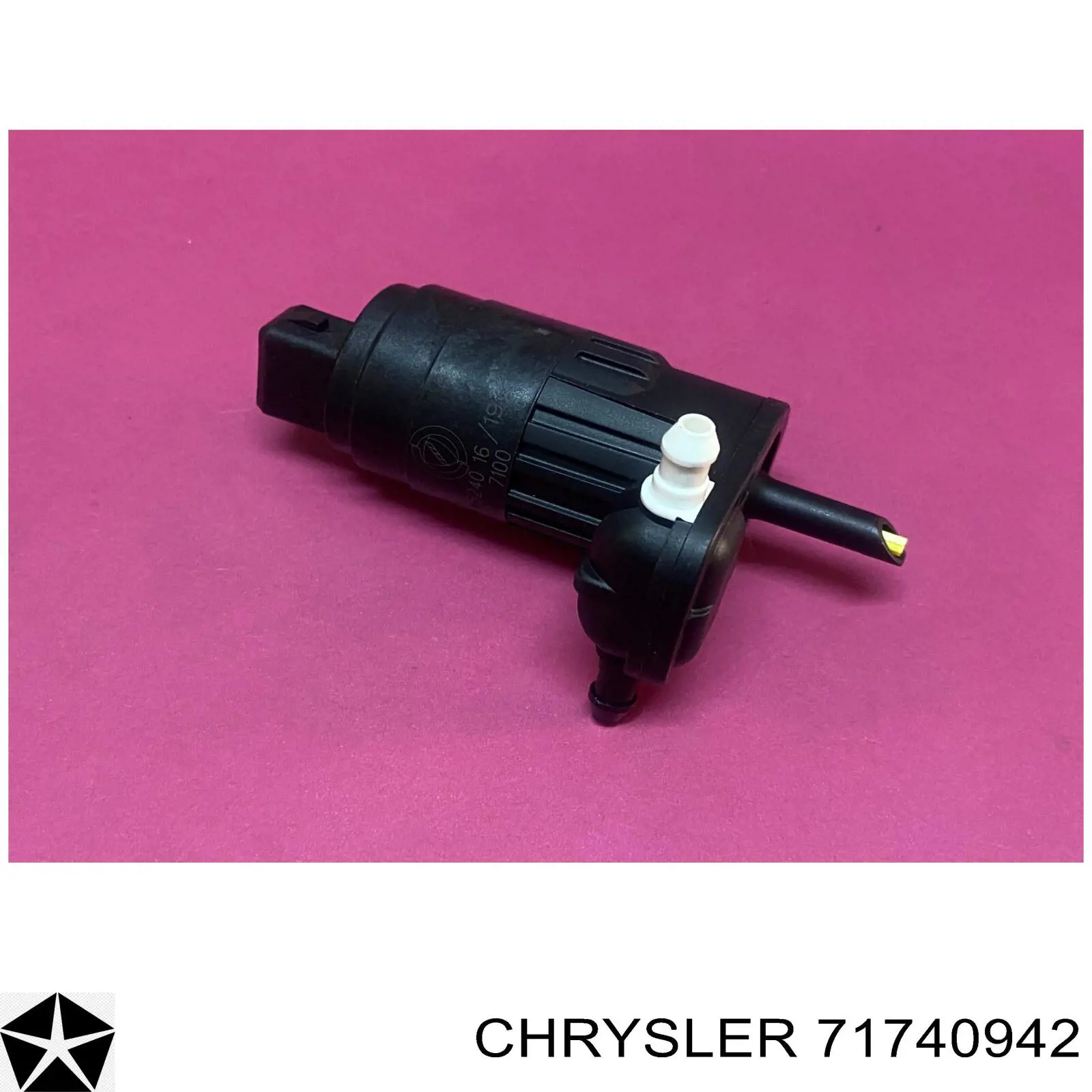 71740942 Chrysler bomba de limpiaparabrisas delantera