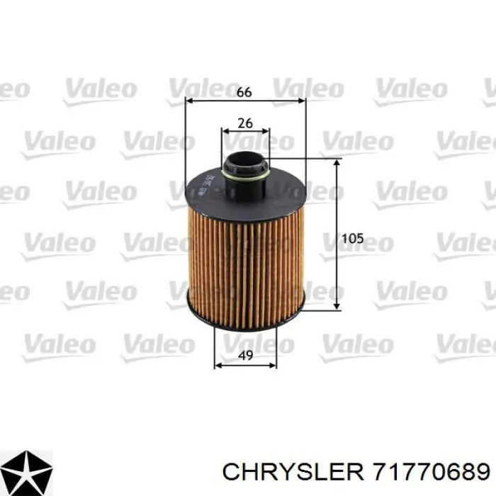 71770689 Chrysler filtro de aceite