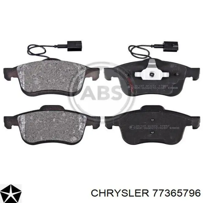 Comprar 77365796 Chrysler Pastillas delanteras de freno