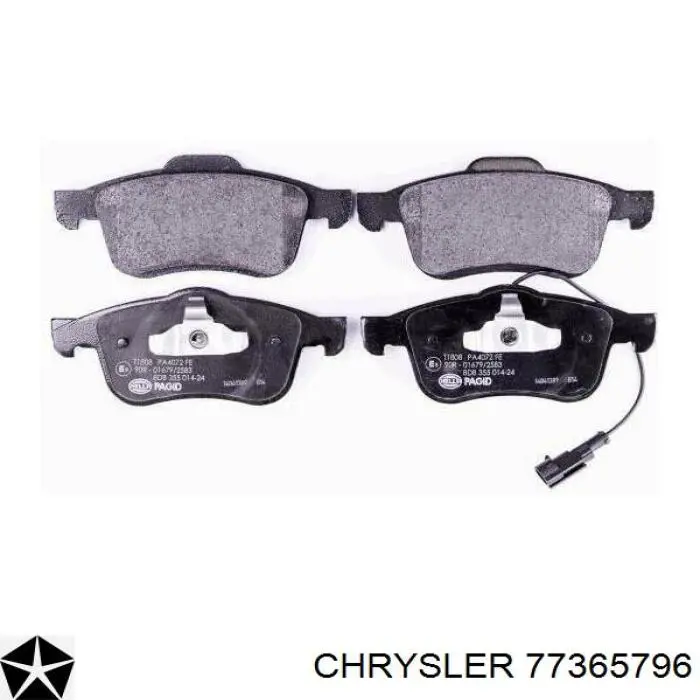 Pastillas de freno 77365796 Chrysler