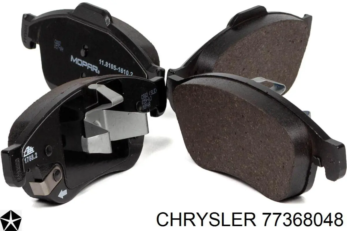 77368048 Chrysler Pastillas delanteras
