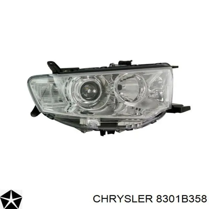 8301B358 Chrysler faro derecho