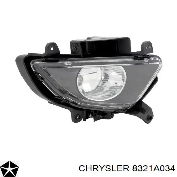 8321A034 Chrysler faro antiniebla izquierdo / derecho