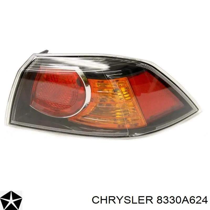 8330A624 Chrysler piloto posterior exterior derecho