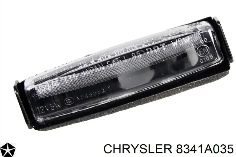 8341A035 Chrysler piloto de matrícula