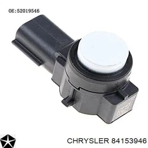 84153946 Chrysler sensor de aparcamiento trasero