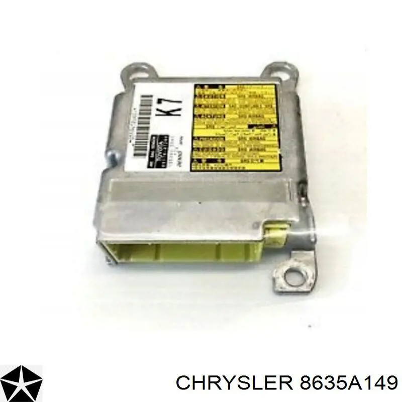 8635A149 Chrysler procesador del modulo de control de airbag