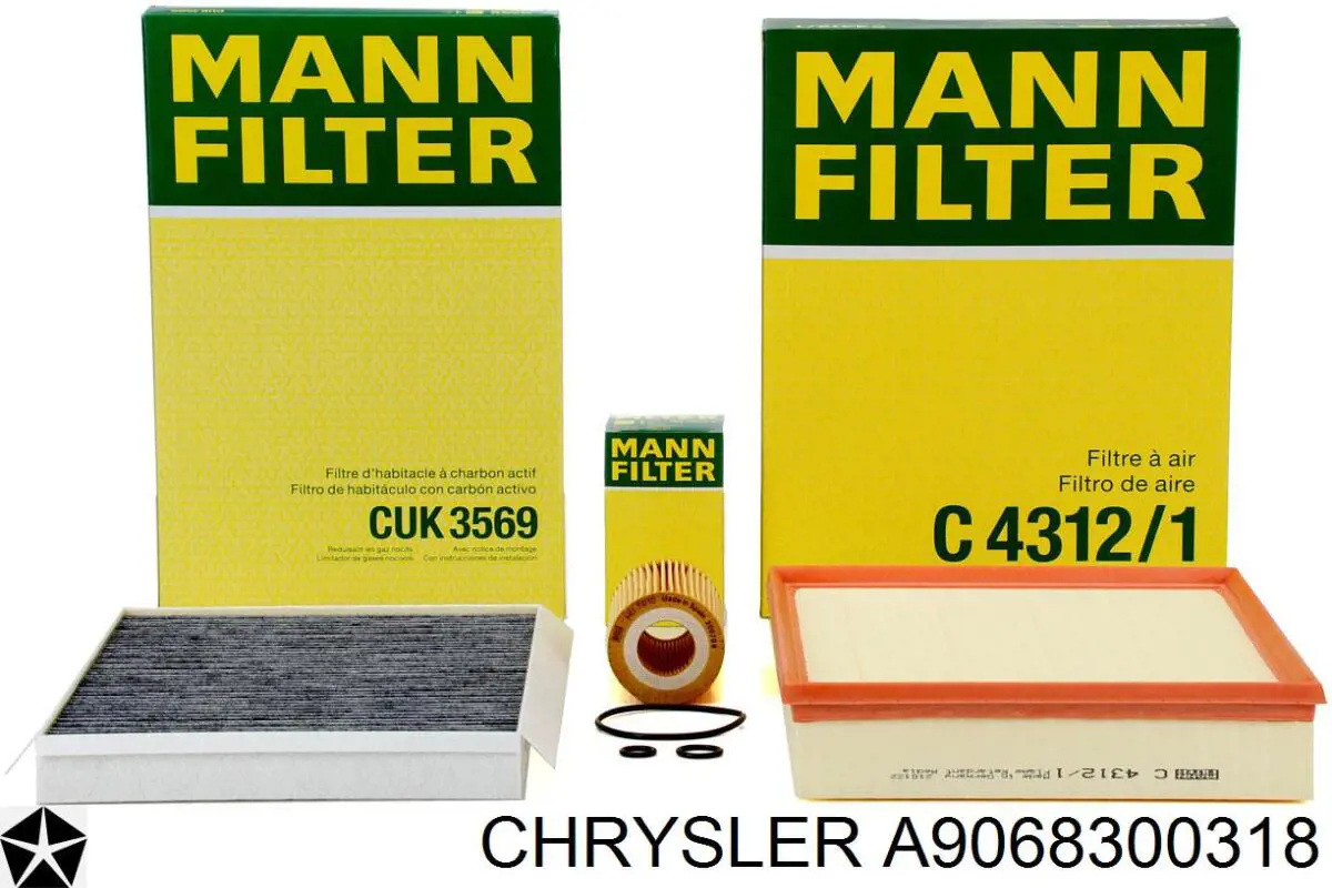 A9068300318 Chrysler filtro de habitáculo