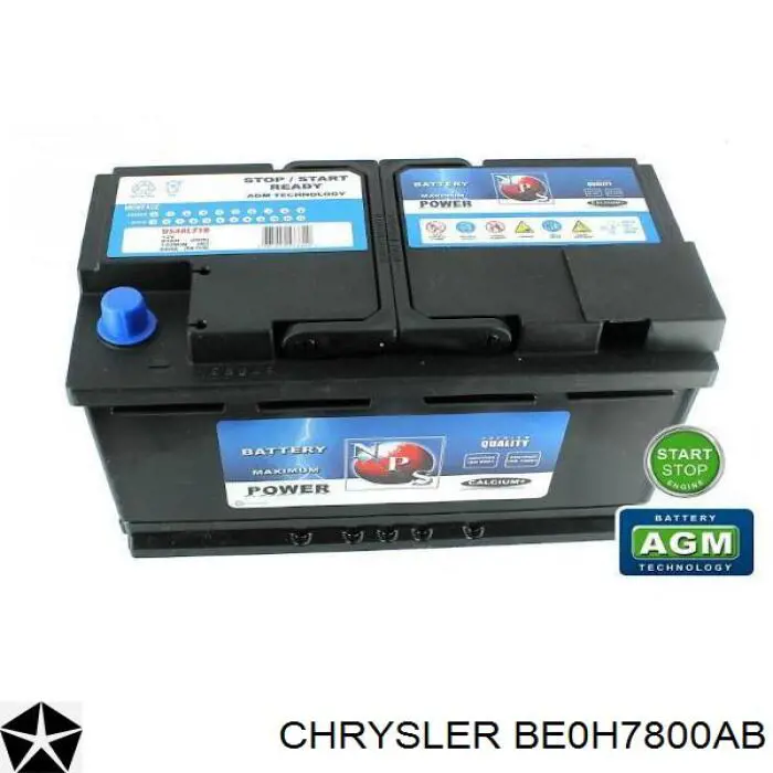Comprar BE0H7800AB Chrysler Batería de coche