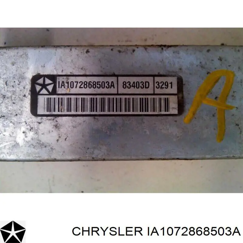 05072261AA Chrysler radiador de aire de admisión