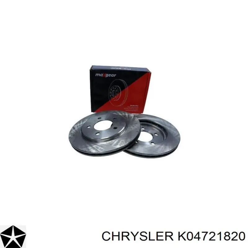 K04721820 Chrysler freno de disco delantero