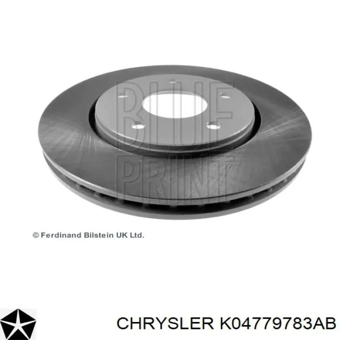 K04779783AB Chrysler freno de disco delantero